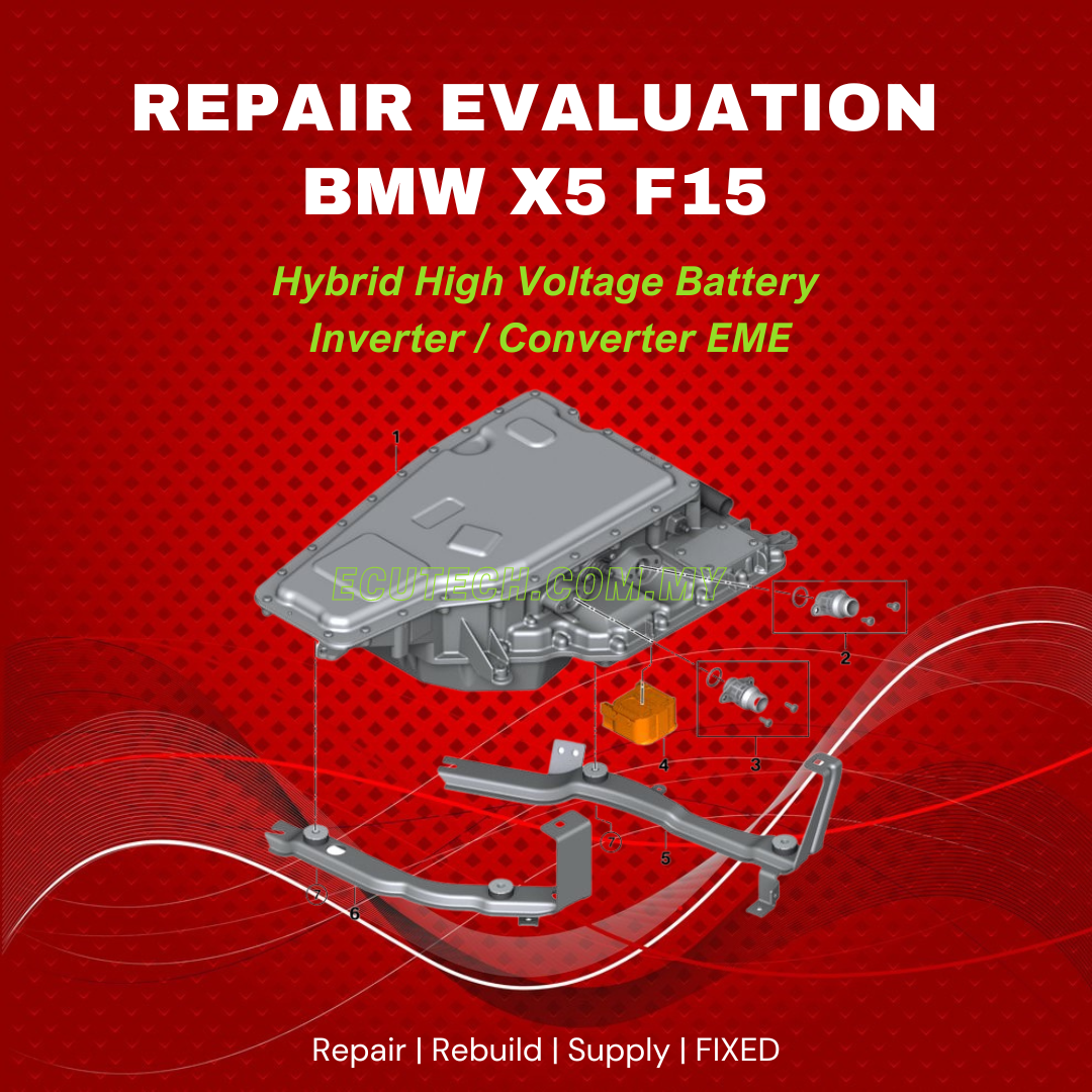 BMW X5 F15 Hybrid High Voltage Battery Inverter / Converter EME REPAIR