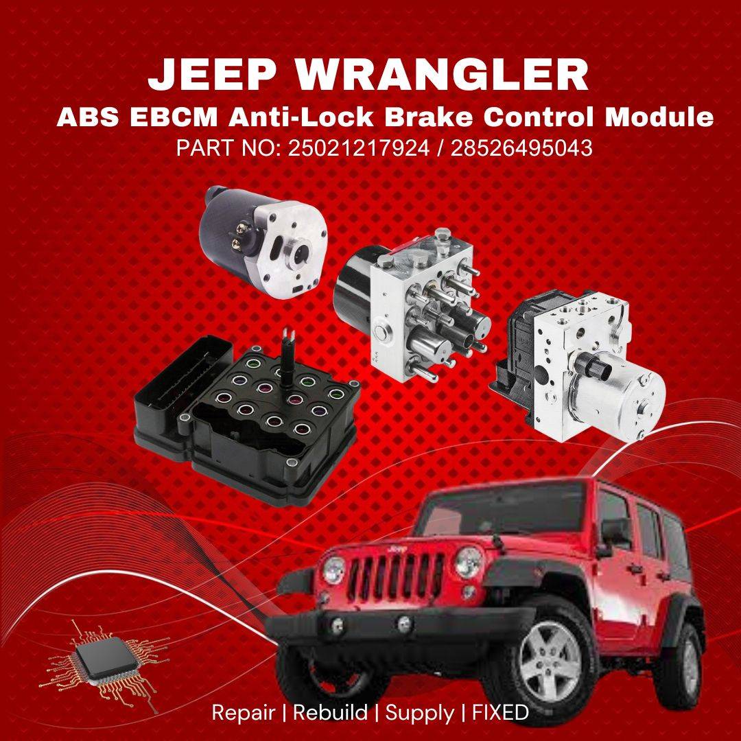 JEEP WRANGLER ABS PUMP ECU MODULE REPAIR