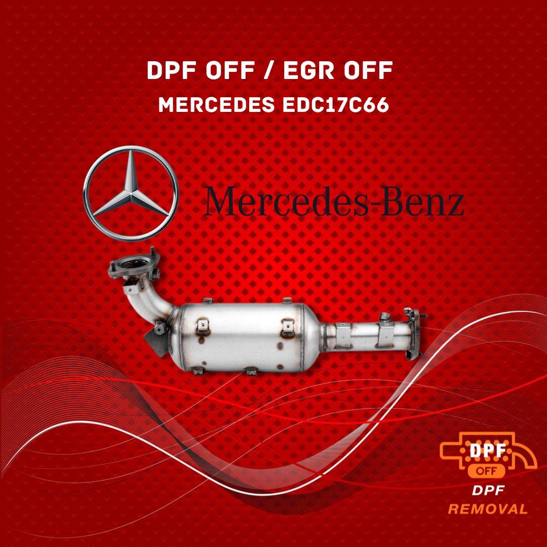 MERCEDES ECU EDC17C66 DPF OFF / EGR OFF