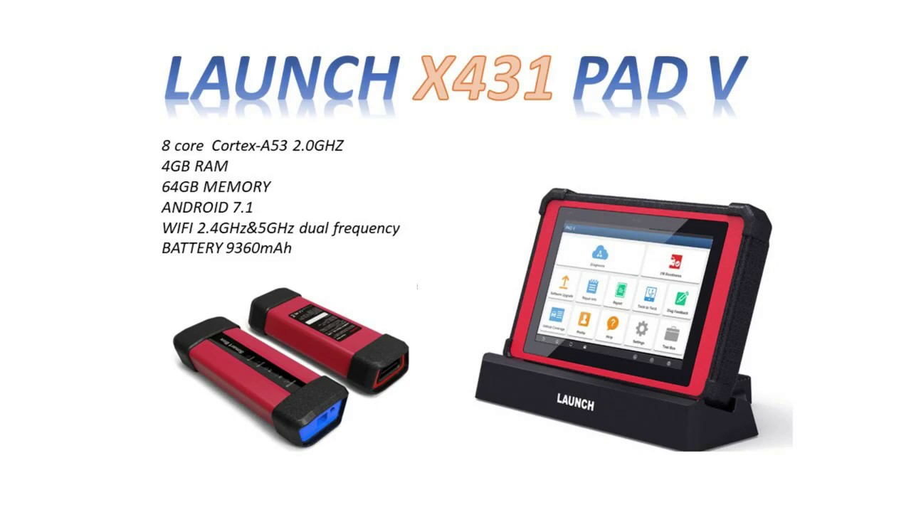 LAUNCH X431 PAD V Auto Diagnostic Tools Scanner