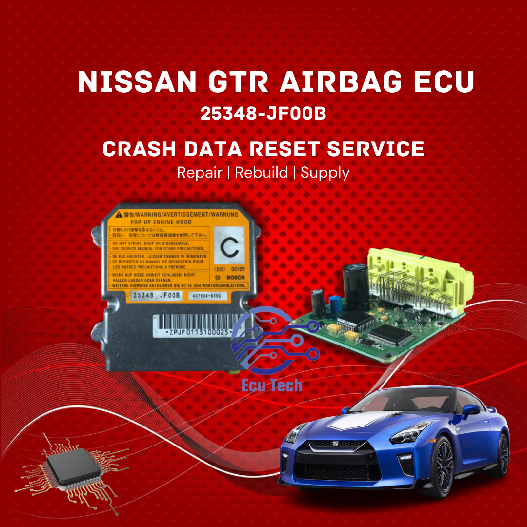 Nissan GTR 25348JF00B Airbag ECU CRASH DATA RESET SERVICE
