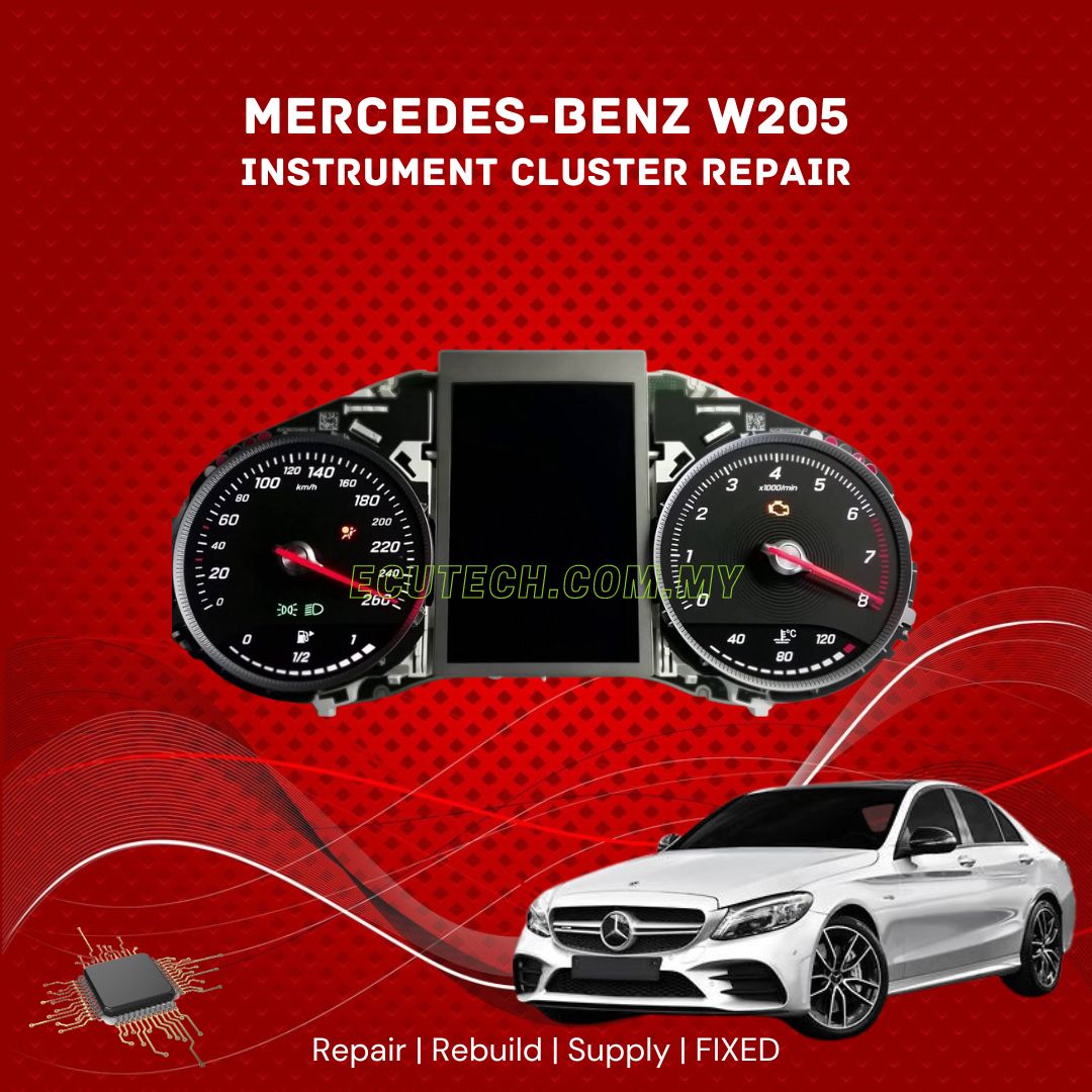 MERCEDES BENZ W205 INSTRUMENT CLUSTER REAPIR